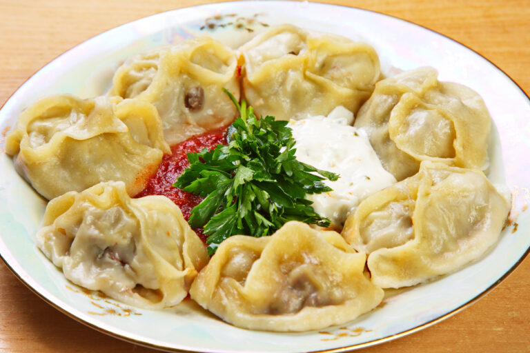 Plate with manta rays on the table